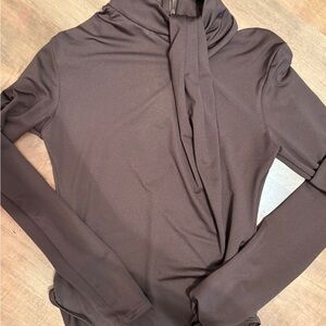 Zara Chocolate Brown Top